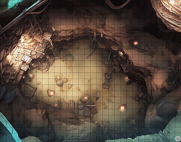 Ancient Salt Mines Battlemap