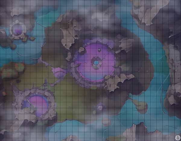 Eclipse Nebula Basin Battlemap Night Mist