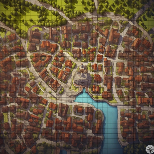 Greenward City Map