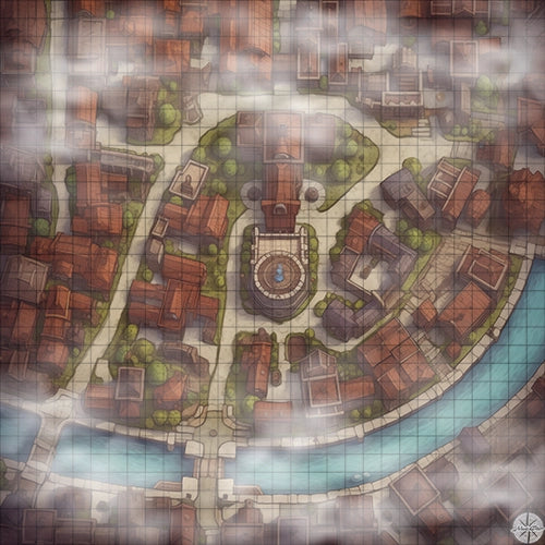 Grimwarden City Map