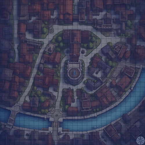 Grimwarden City Map