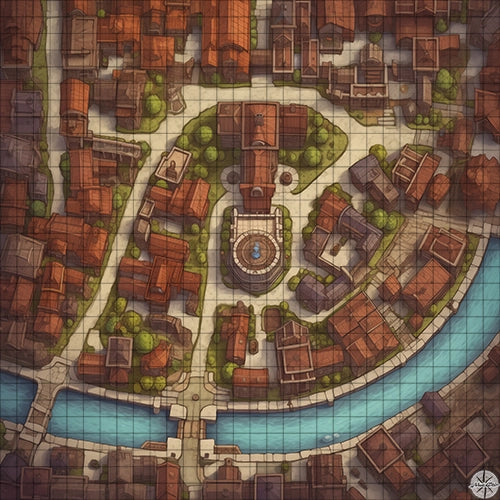 Grimwarden City Map