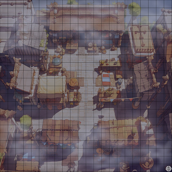 Historic Farmers Market Battlemap Night Mist