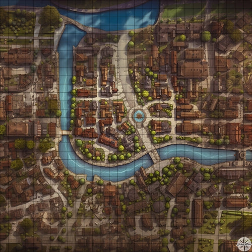 Larkhollow City Map