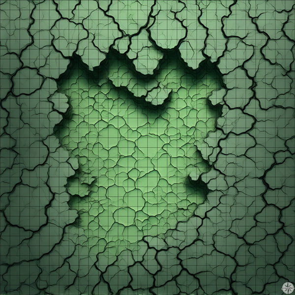 Cracked Green Clearing battle map