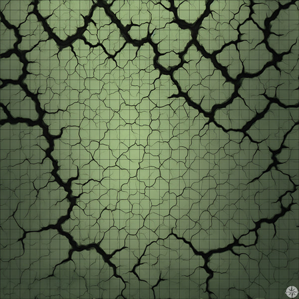 grey cracked desert arena battle map