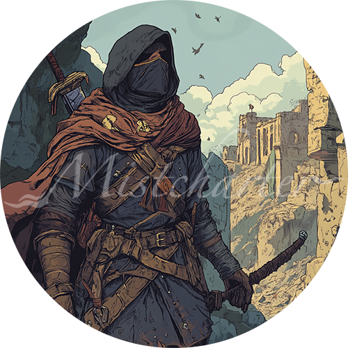 Bandit game token for DND