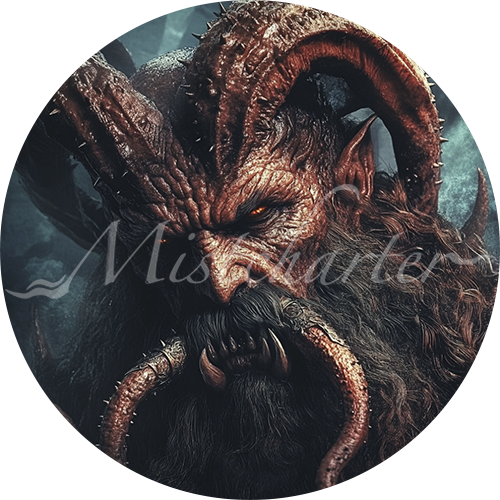 Bearded Devil game token for DND