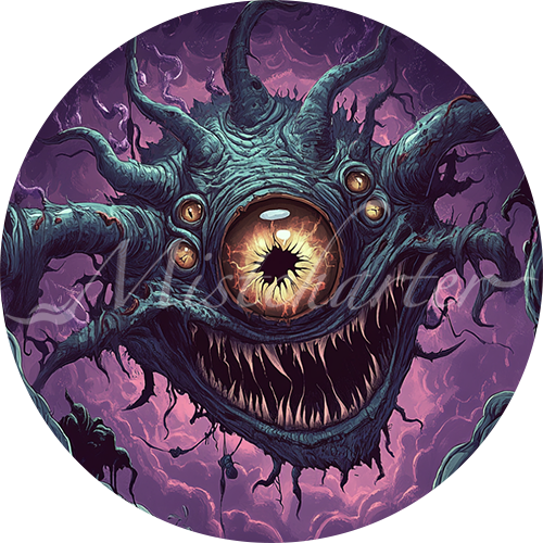 Beholder game token for DND
