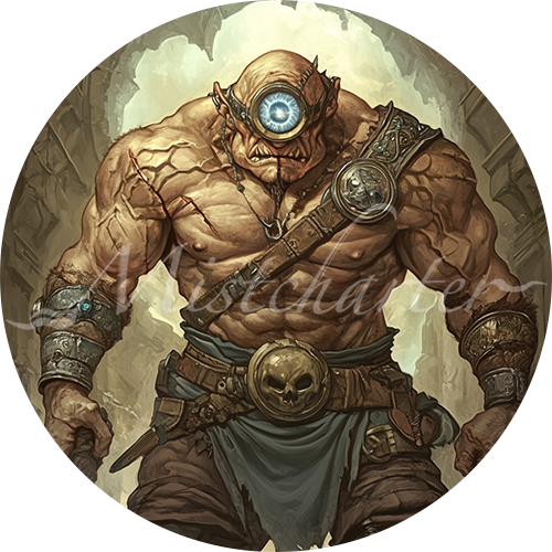 Cyclops game token for DND