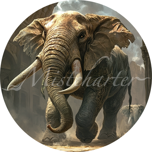 Elephant game token for DND