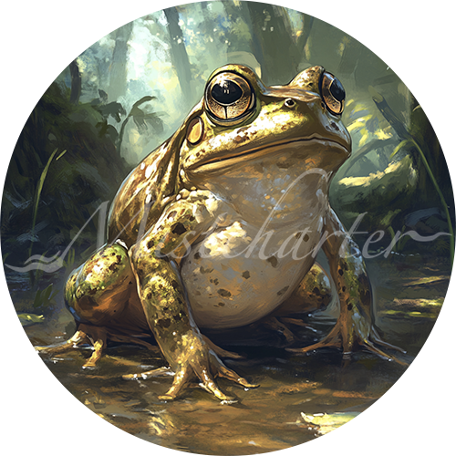 Frog game token for DND