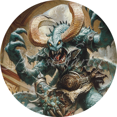 Glabrezu game token for DND