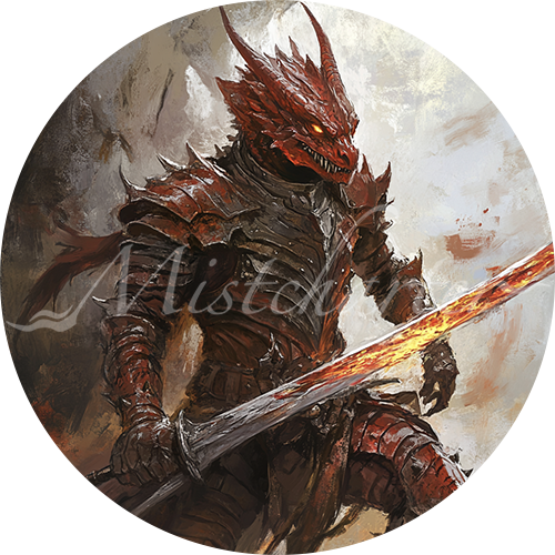 Half-Red Dragon Veteran