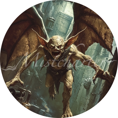 Homunculus game token for DND