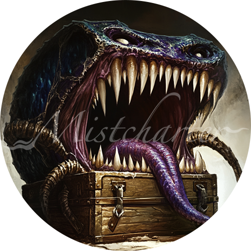 Mimic game token for DND