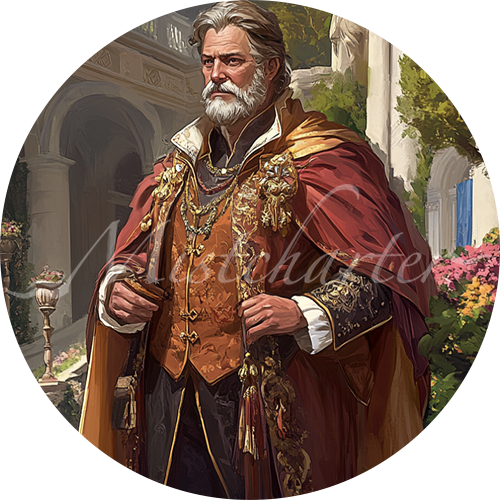 Noble game token for DND