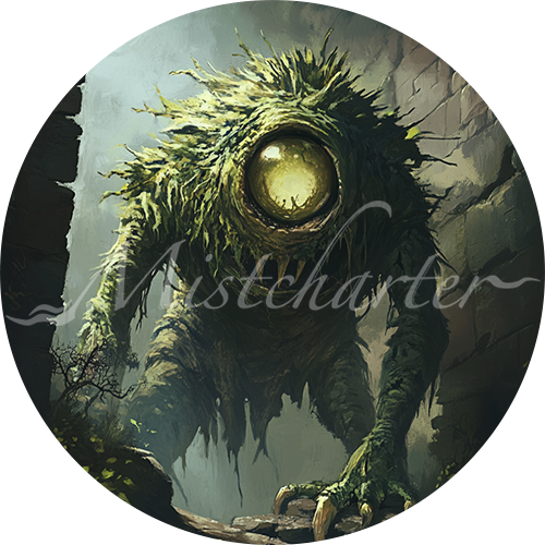 Nothic game token for DND