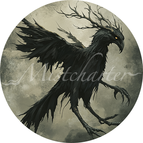 Peryton game token for DND
