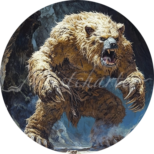 Quaggoth game token for DND