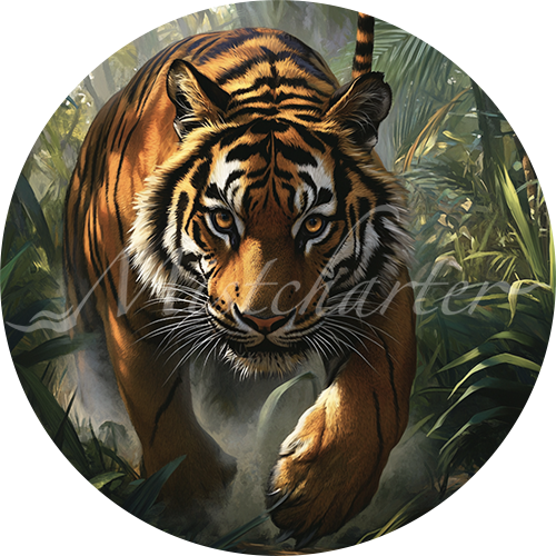 Tiger game token for DND