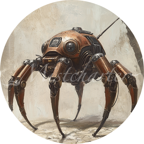 Tridrone game token for DND