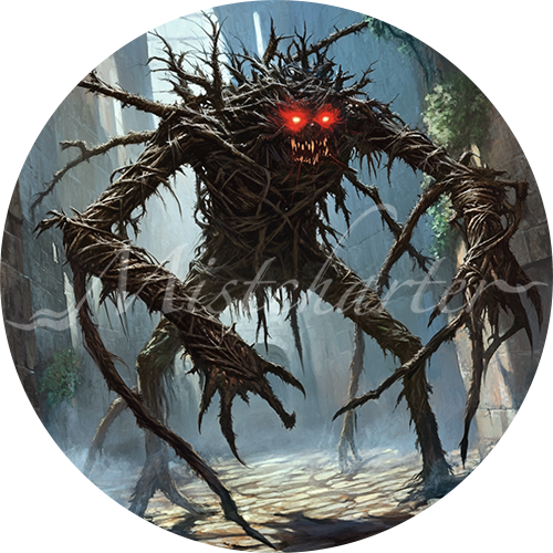 Twig Blight game token for DND