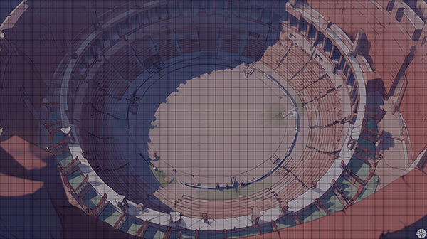 Olympic Stadiums Battlemap Night