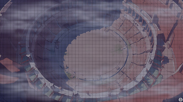 Olympic Stadiums Battlemap Night Mist