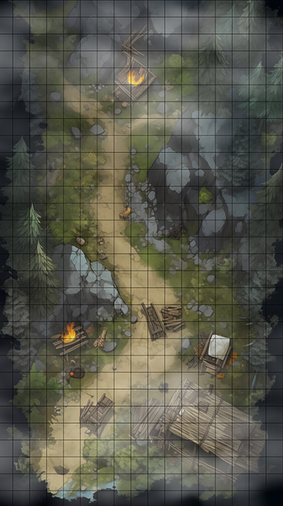 Rogues Ravine Misty D&D Map