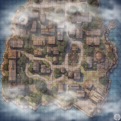 Silvershroud City Map