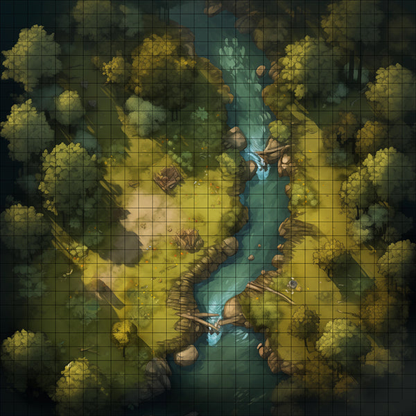 Tricksters Tanglewood TTRPG Map