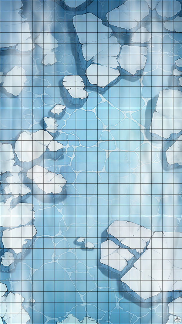 Whispering Blizzard Plateau Battlemap Mist