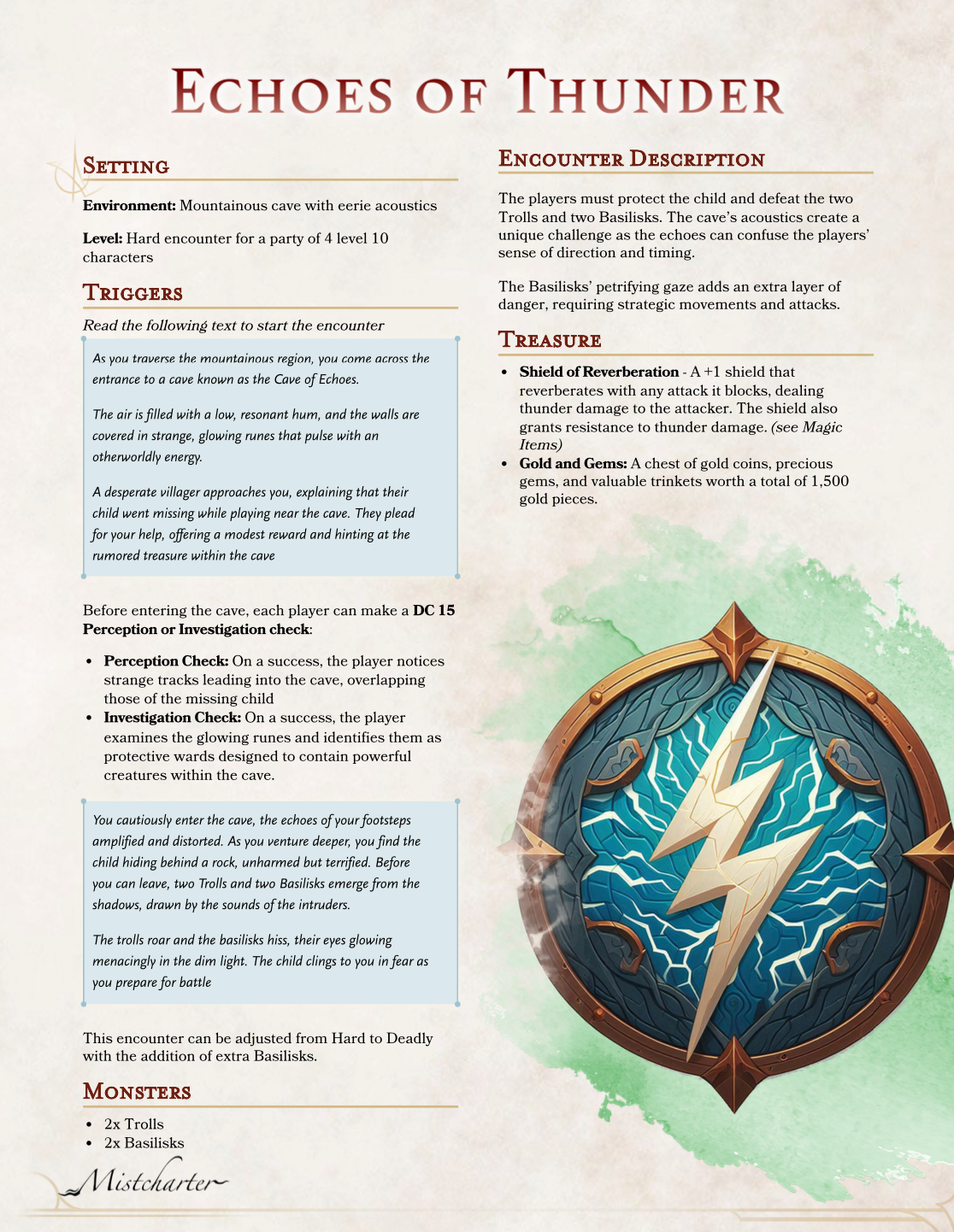 Echoes of Thunder
