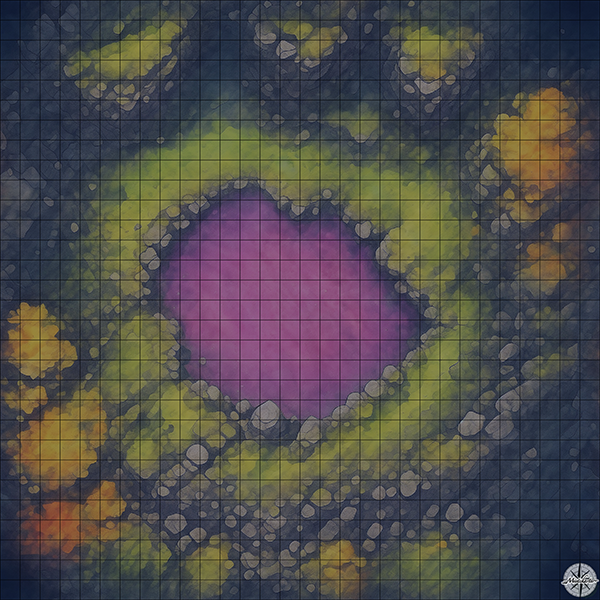 Fey Forest with Acid Lake