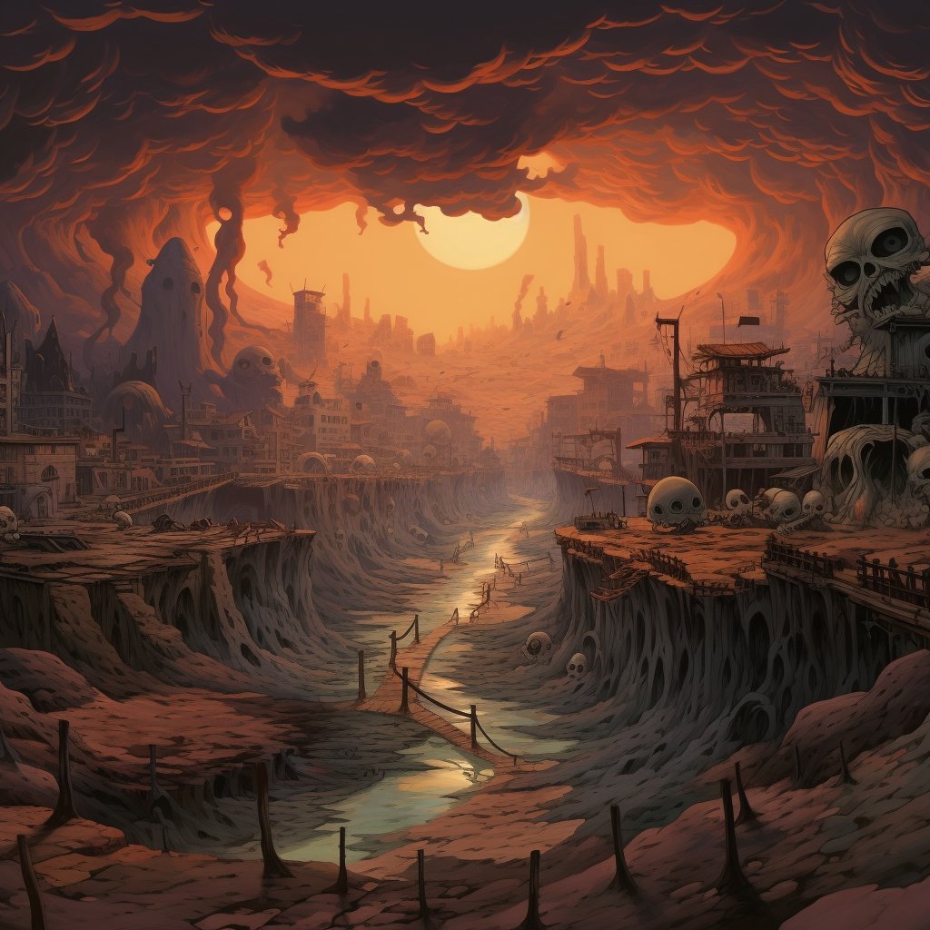 Hellscape D&D Maps - Volcano TTRGP Battle Maps | Mistcharter Maps