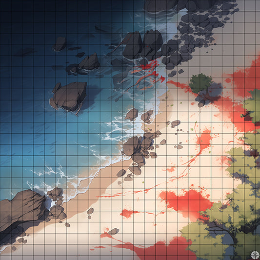 Bloodstained Beach Battlemap