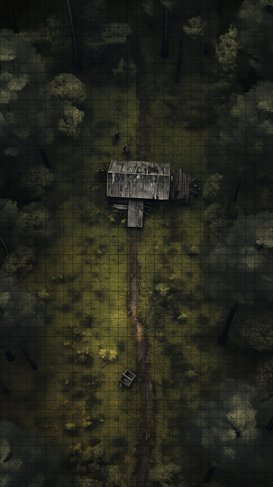CauldronClimb Cottage haunted shack dnd map by ultrarealm