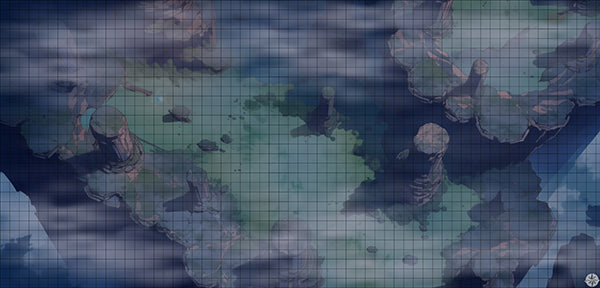 Celestia Prime Expanse Battlemap Night Mist