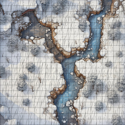 ChillyChortle Climb Rainy TTRPG Map