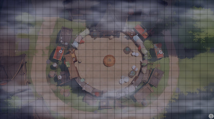 Circle Township Battlemap Night Mist