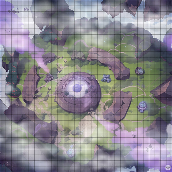 Cosmic Frontier Wastelands Battlemap Mist