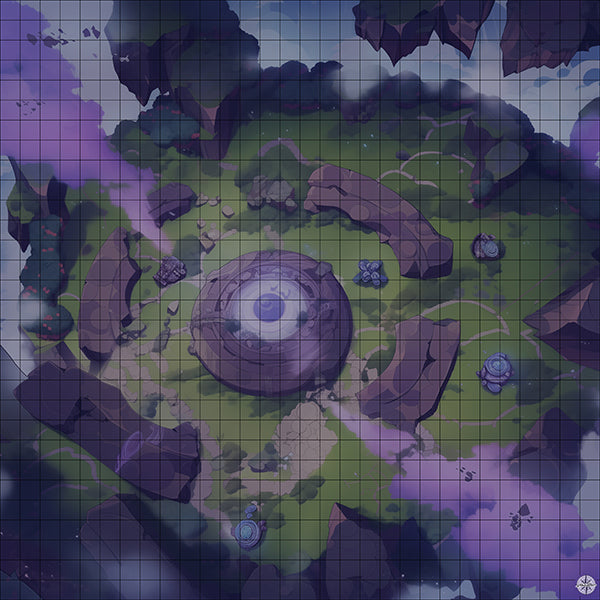 Cosmic Frontier Wastelands Battlemap Night