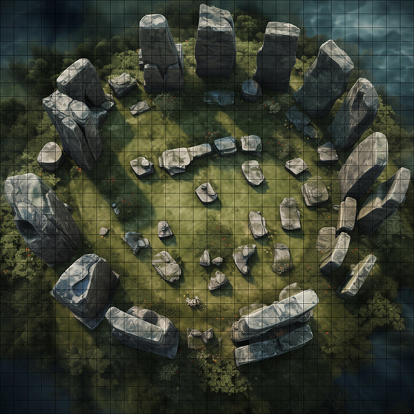 Map Rpg Rune Stone DruidAscend Stones Photoreal Stonehenge Map by UltraRealm Maps ...