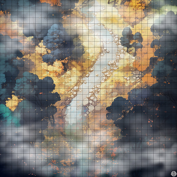 Enchanted Autumnal Forest Battlemap Mist