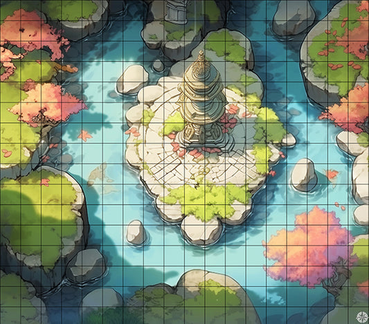 Forest Shrine Battlemap