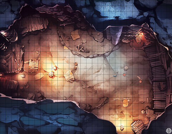 Frontier Gold Mining Camps Battlemap