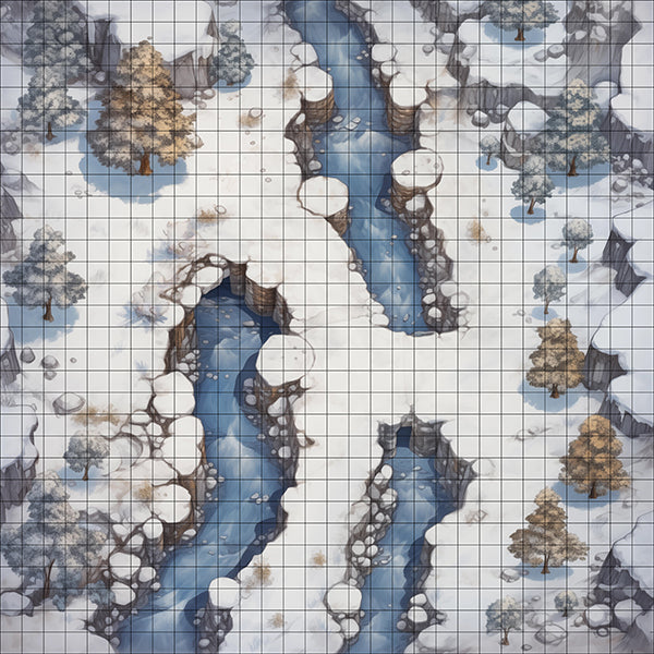 Frostfang Heights TTRPG Map