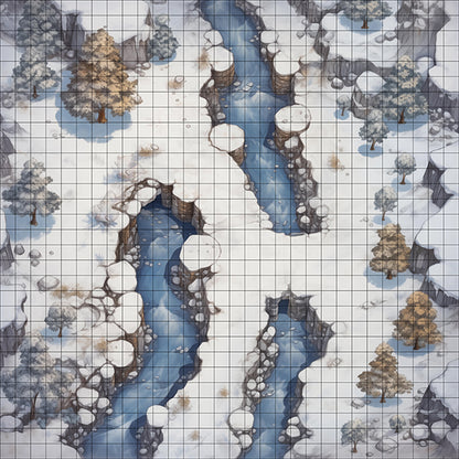 Frostfang Heights TTRPG Map