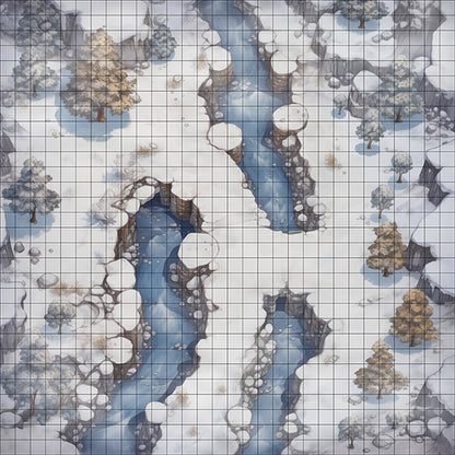 Frostfang Heights Misty TTRPG Map